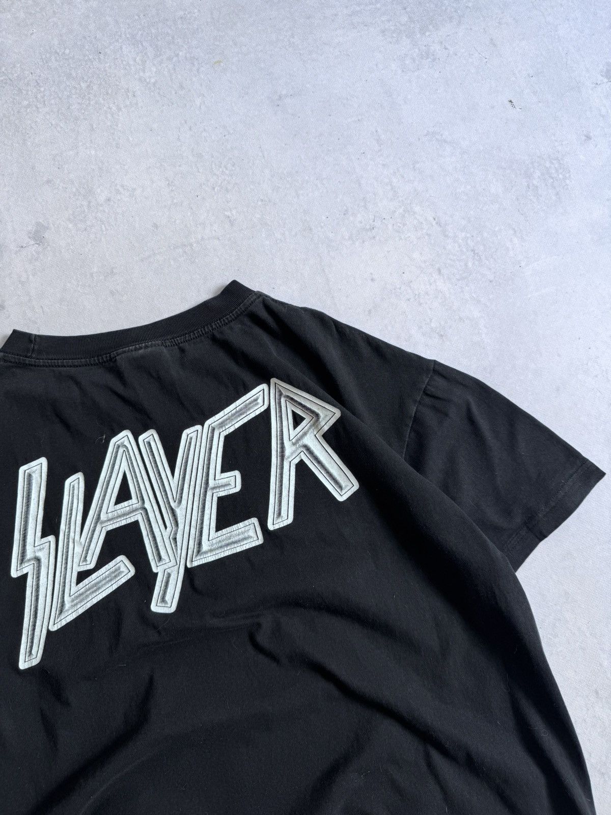 Other Vintage Slayer “ No blood No Glory “ 00s Unisex Rock USA Tee Size US L / EU 52-54 / 3 - 10 Thumbnail