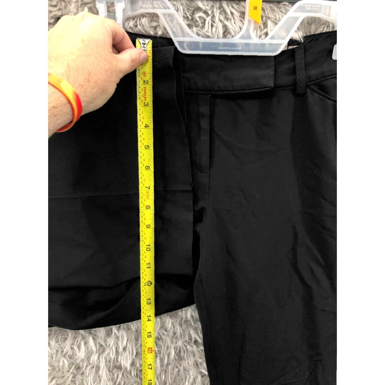 White House Black Market White House Black Market Black Pants Size 6 Womens Mid Rise Wide-Leg Slack Pants Size 28" / US 6 / IT 42 - 4 Thumbnail