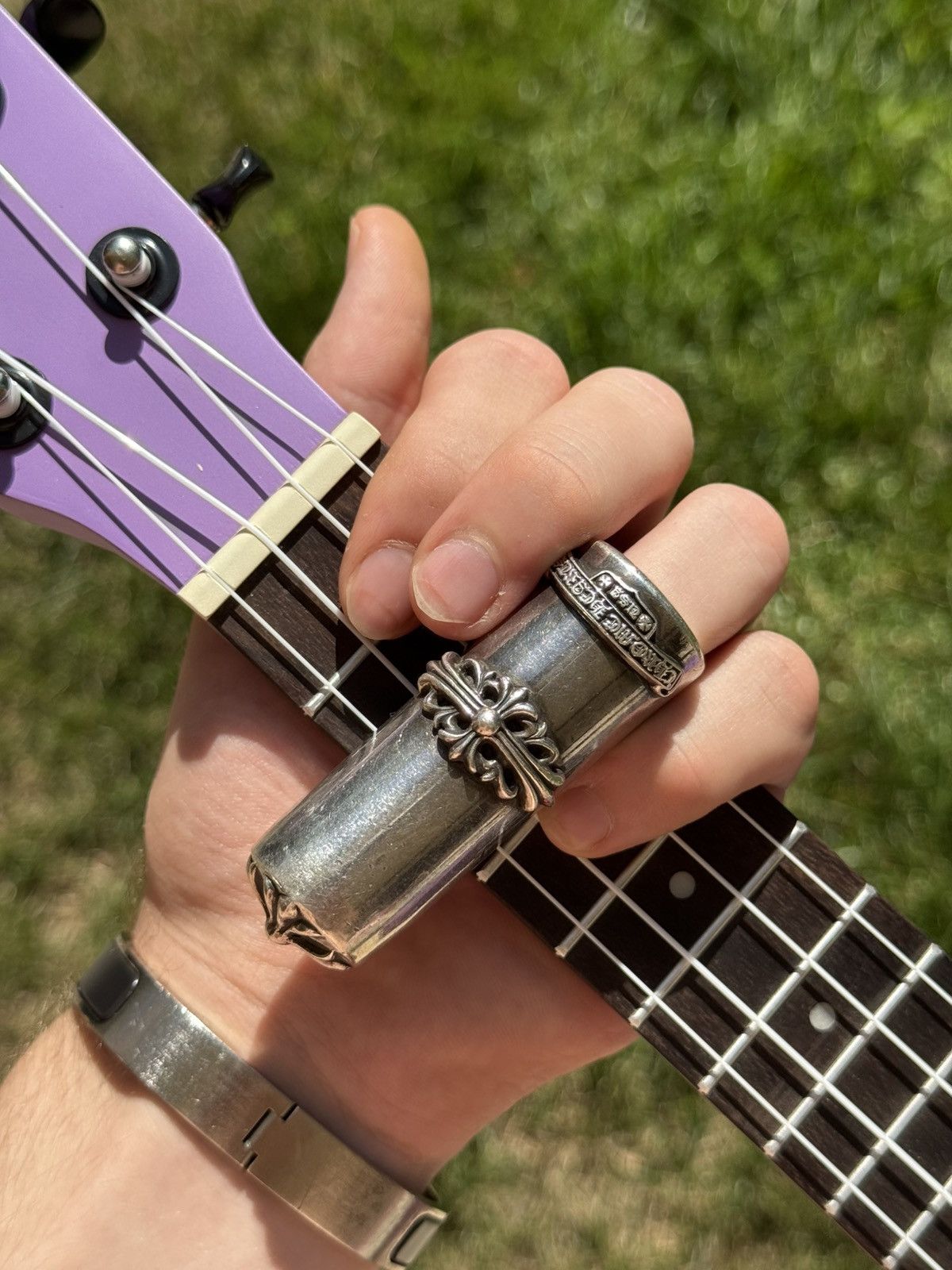 Chrome Hearts Chrome Hearts Guitar Pick Slider | Grailed
