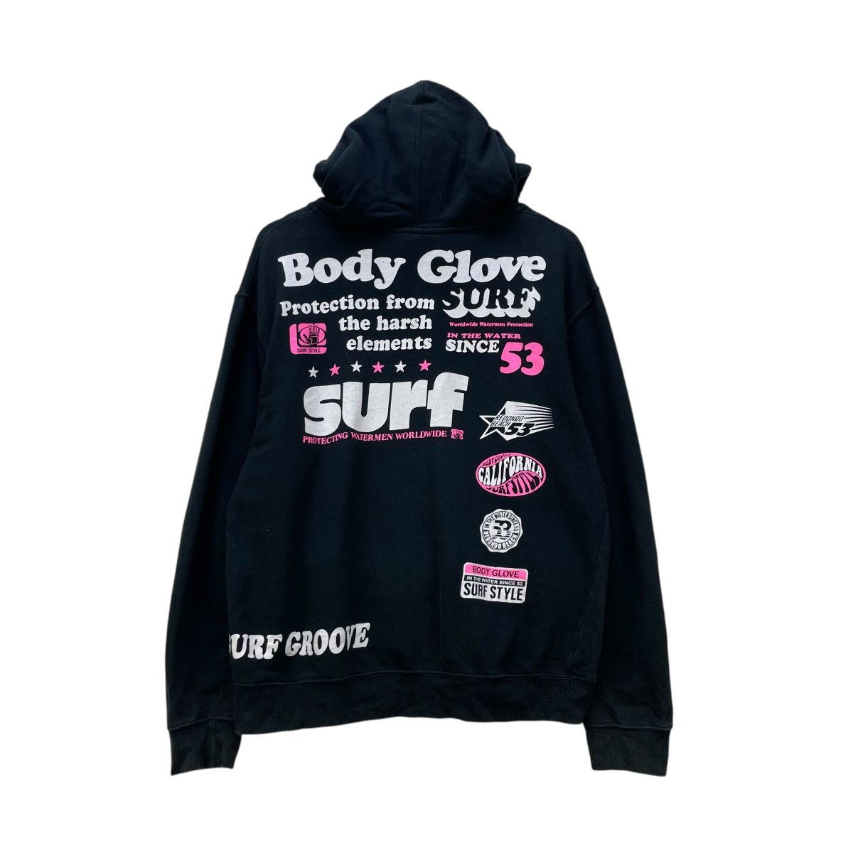 Body Glove 💥Vintage Body Glove Surf Style Hoodie Zipup Jacket Size US M / EU 48-50 / 2 - 2 Thumbnail