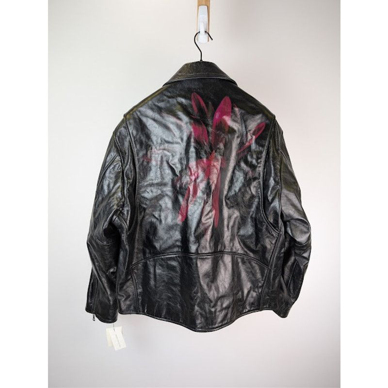 Dries Van Noten o1rshd1 Vintage Lodz Leather Biker Jacket in Black Size US M / EU 48-50 / 2 - 1 Thumbnail