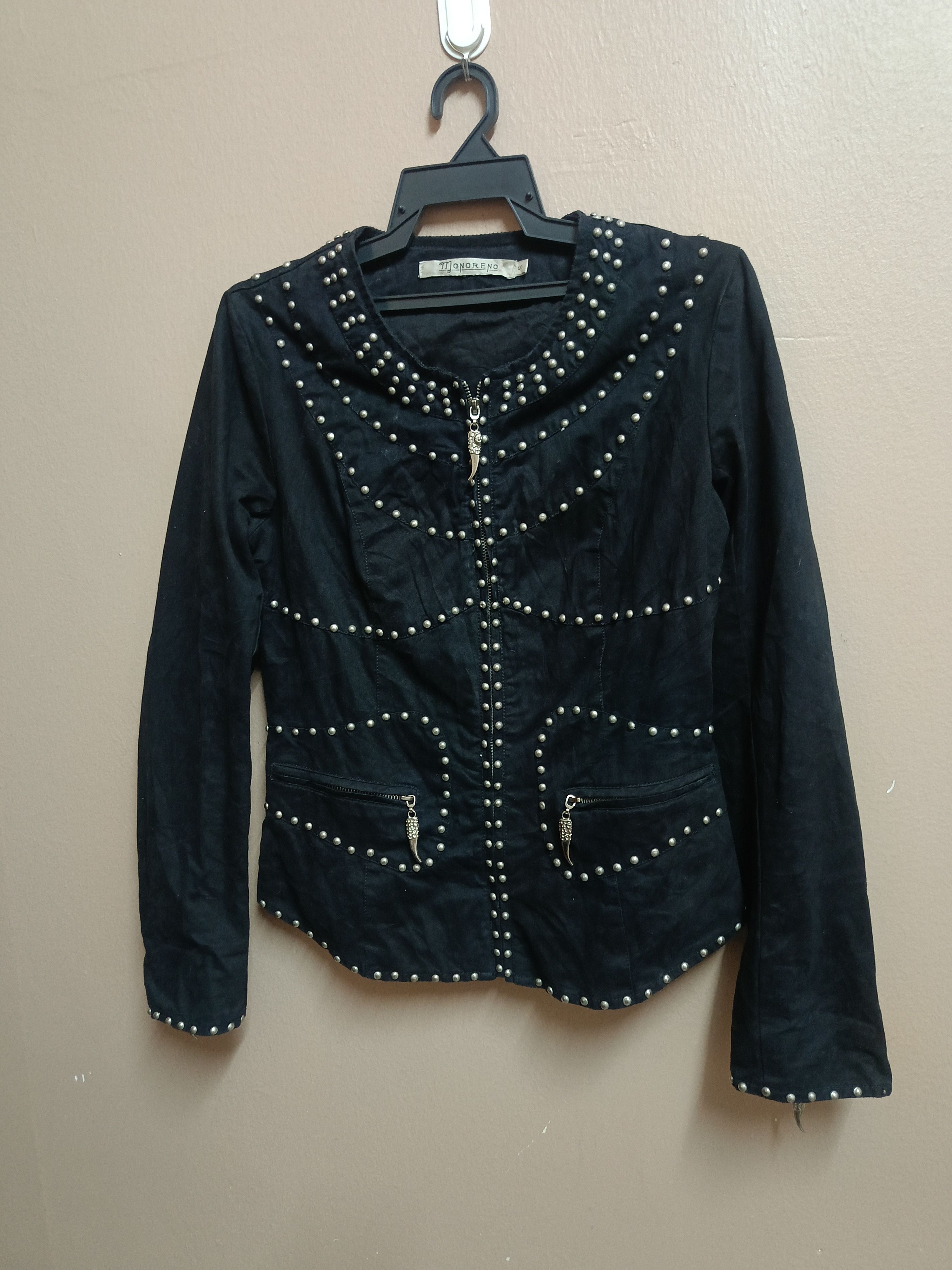 Japanese Brand × KMRii × Le Grande Bleu (L.G.B.) Punk Studded Monoreno Jacket Size US S / EU 44-46 / 1 - 2 Thumbnail