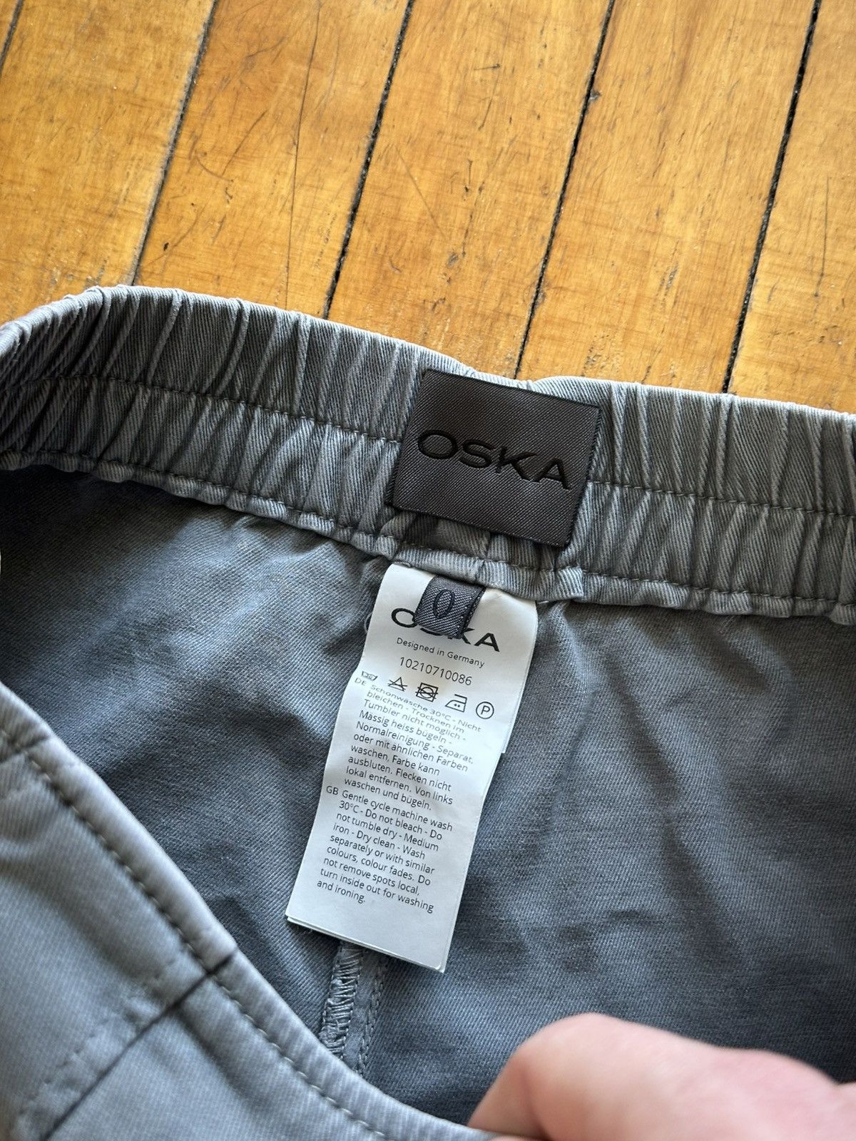 OSKA 🔥 Oska Wide Baggy Pants Cotton Lyocell Trousers Sweatpants Size 25" / US 0 / IT 36 - 4 Thumbnail