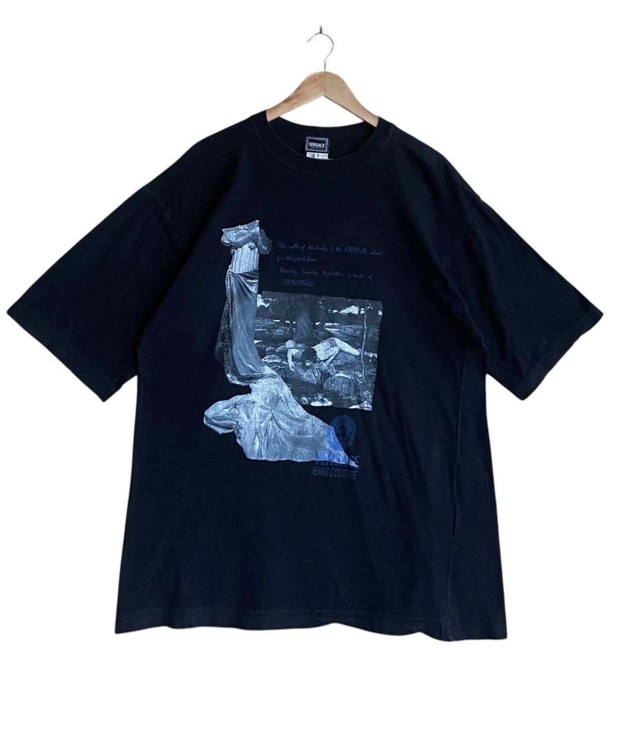 Versace Jeans Couture Very Rare Vintage Brand Versace Jeans Couture T-shirt 1990s Size US S / EU 44-46 / 1 - 1 Thumbnail