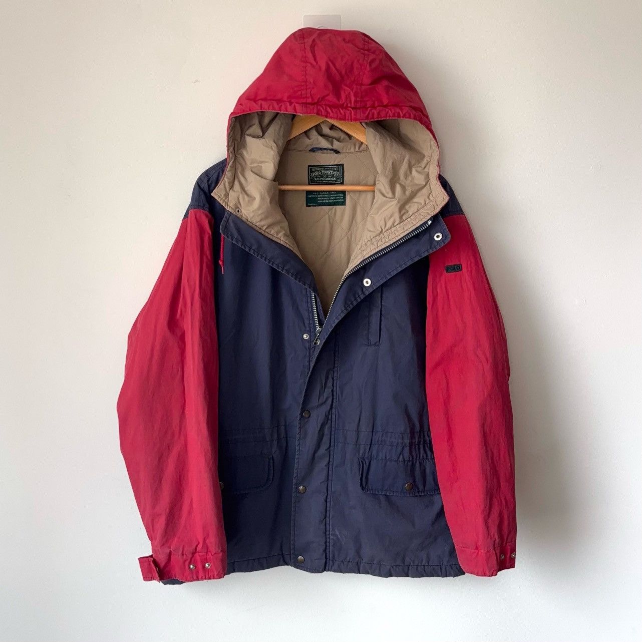 Polo Ralph Lauren Vintage Polo Country 2-Tone Mountain Parka Oversized Size US M / EU 48-50 / 2 - 1 Thumbnail