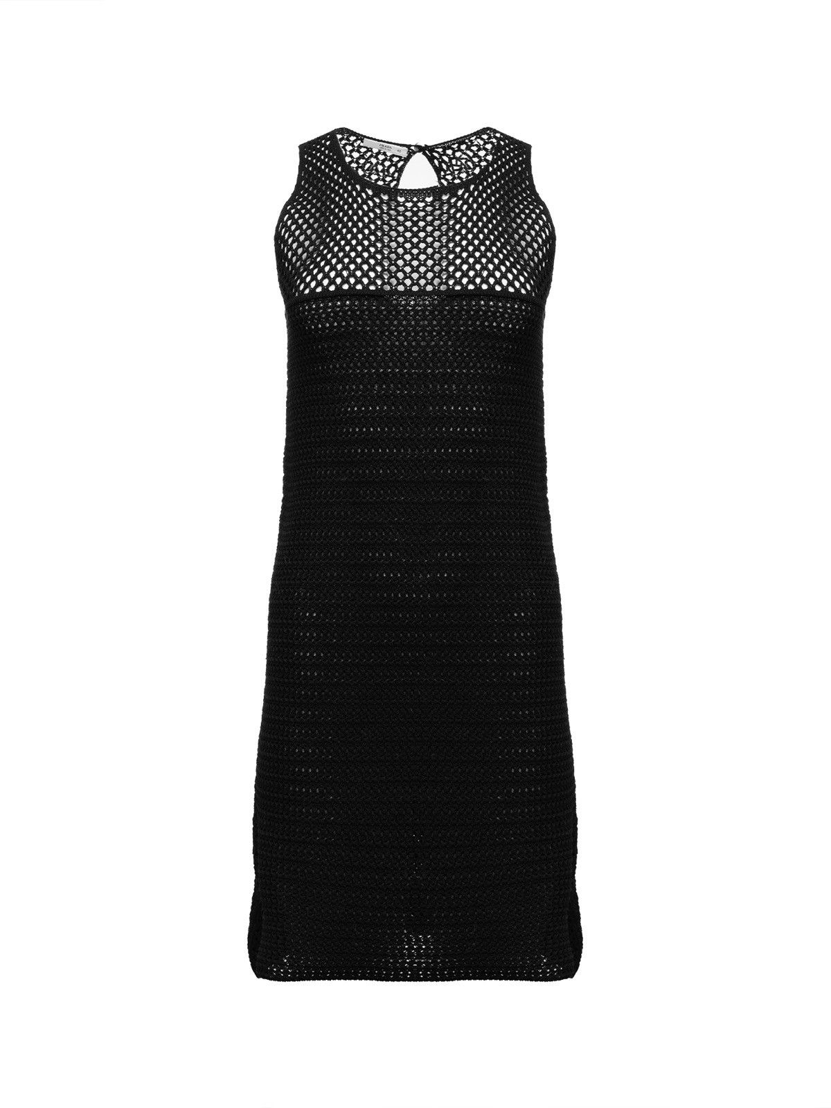 Prada Prada crochet knit small black dress Size M / US 6-8 / IT 42-44 - 1 Thumbnail