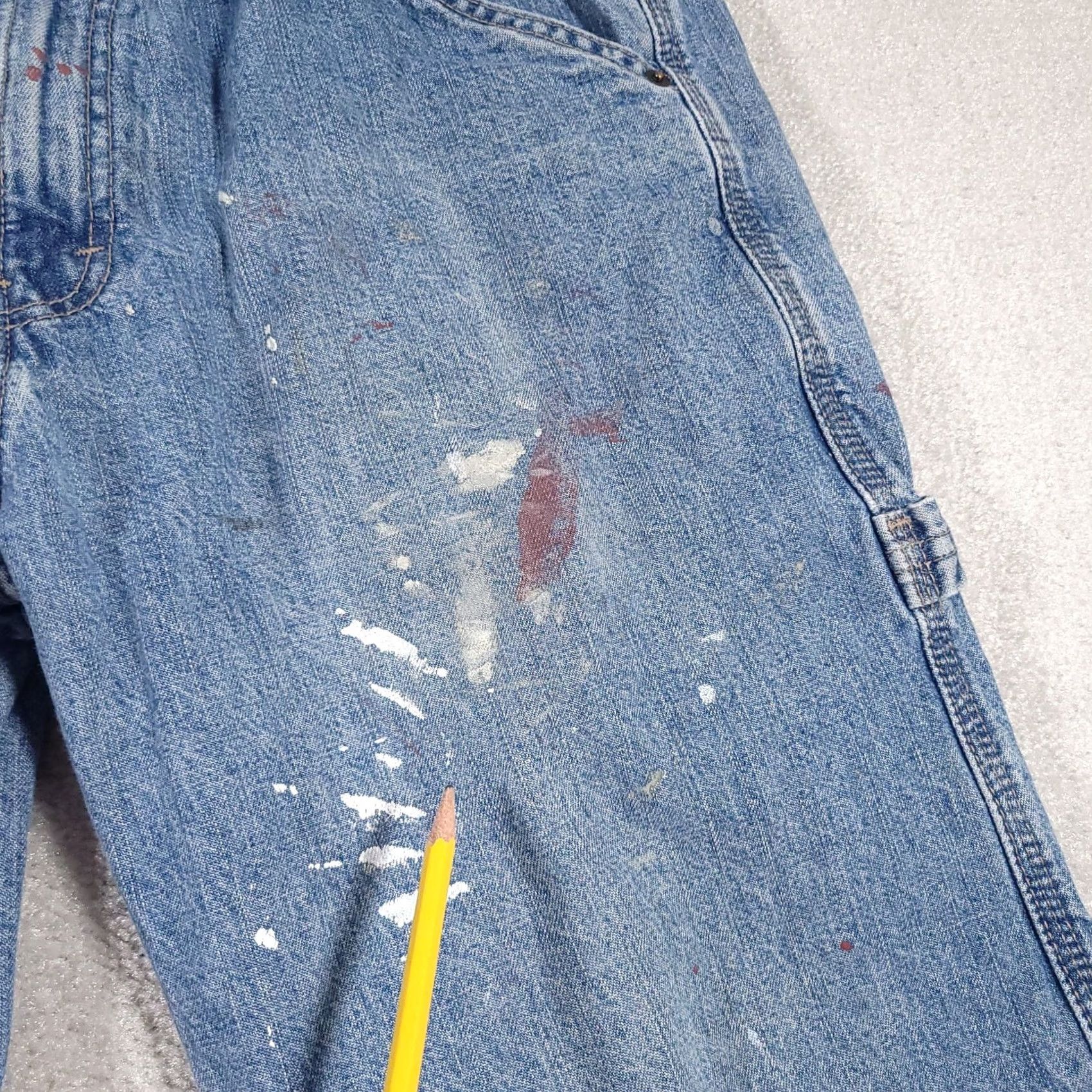 Vintage VINTAGE Signature Levi Strauss Gold Carpenter Jeans Mens 32X34 Denim Straight Workwear Size US 32 / EU 48 - 5 Thumbnail