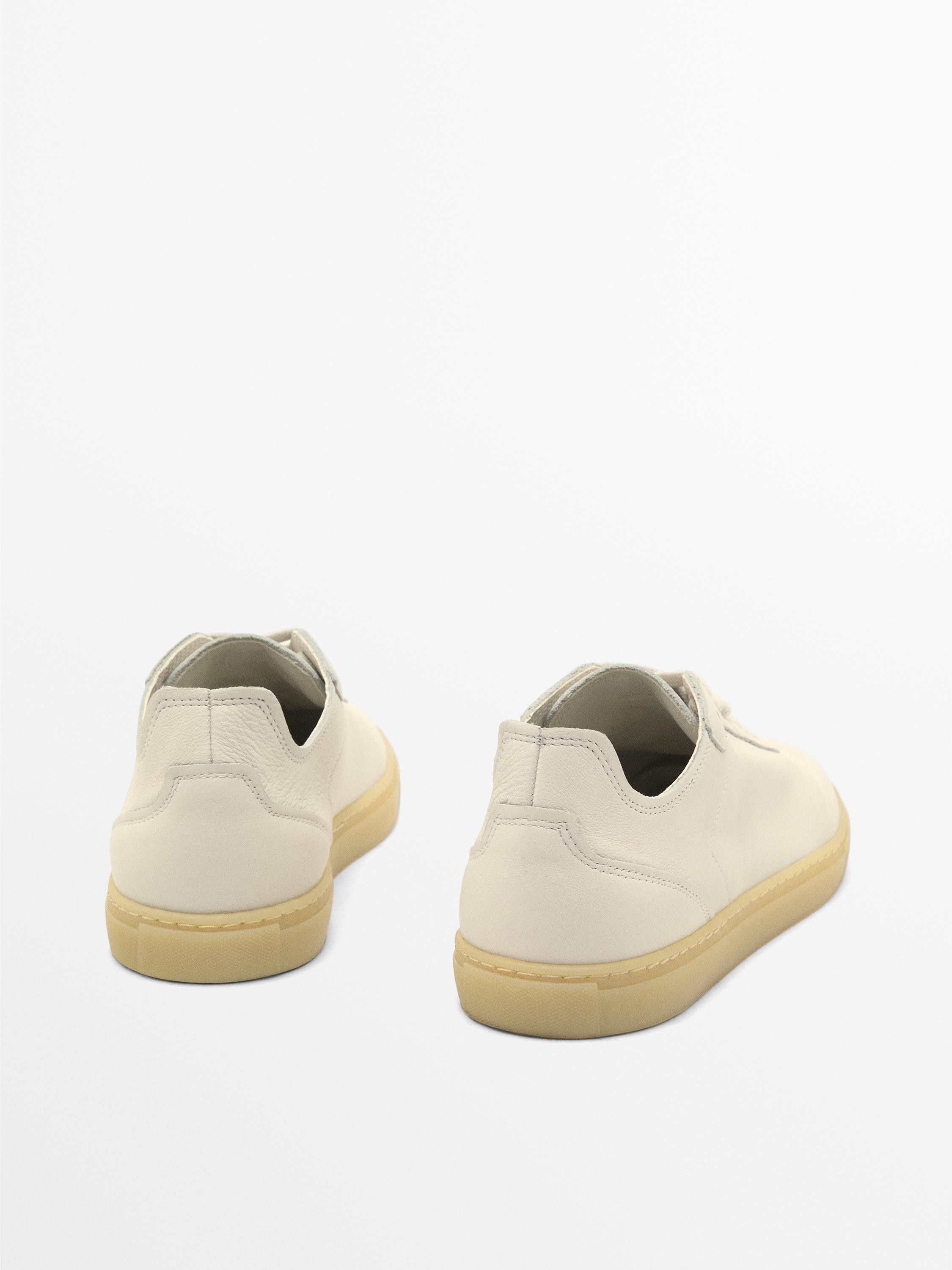 Massimo Dutti leather sneakers Size US 11 / EU 44 - 4 Thumbnail