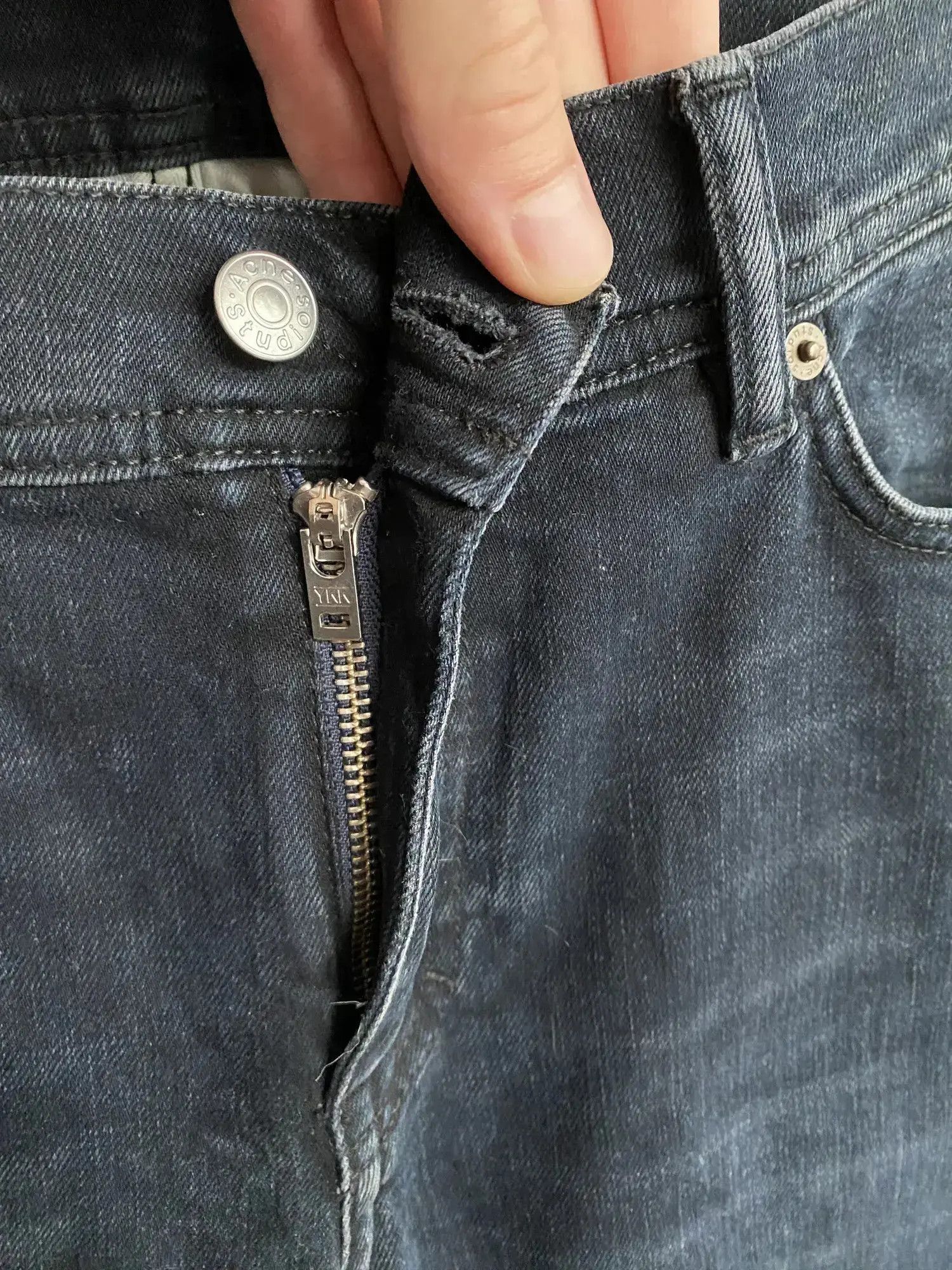 Acne Studios Acne Studios blå konst North Blue Black PAW18 jeans sz 29 32 Size US 28 / EU 44 - 7 Thumbnail