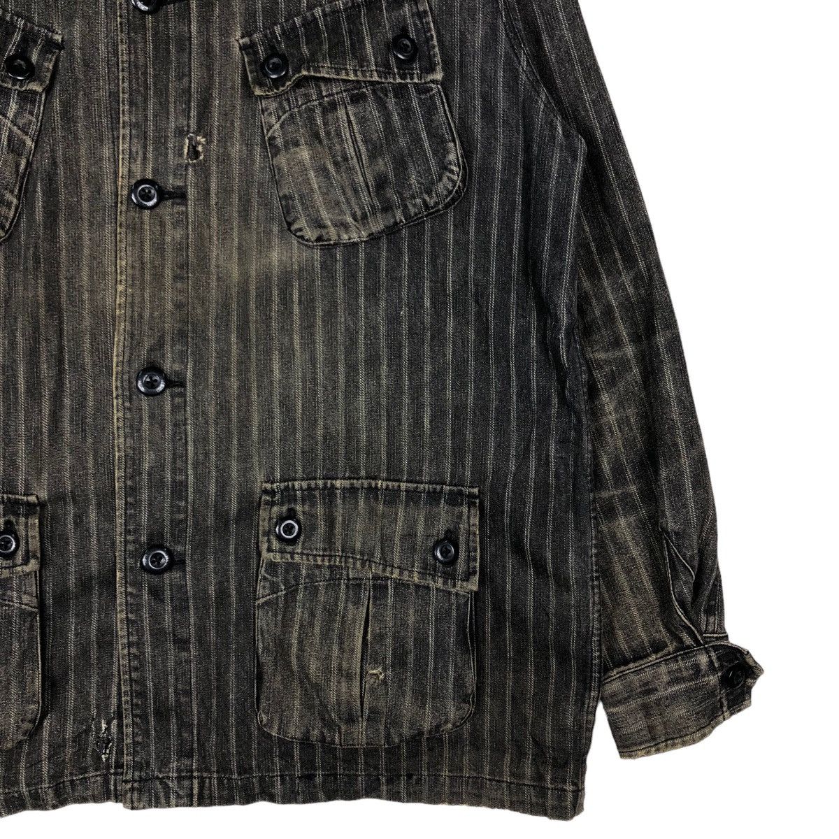 Japanese Brand 🔥Vintage Hickory Chore Jacket Airwalk Hybrid Issey Miyake Size US L / EU 52-54 / 3 - 5 Thumbnail