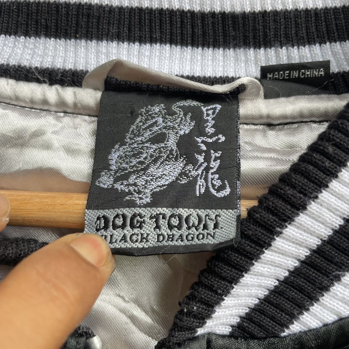 Dogtown × Japanese Brand × Vintage 💥Vintage Dog Town Black Dragon Embroidered Padded Sukajan Size US L / EU 52-54 / 3 - 8 Thumbnail