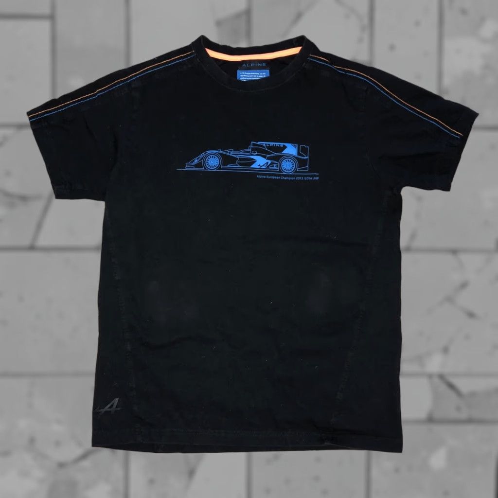 Champion Alpine European Championship 2013-2014 LMP T-Shirt Mens L Black Short Sleeve Cars Size US L / EU 52-54 / 3 - 1 Thumbnail