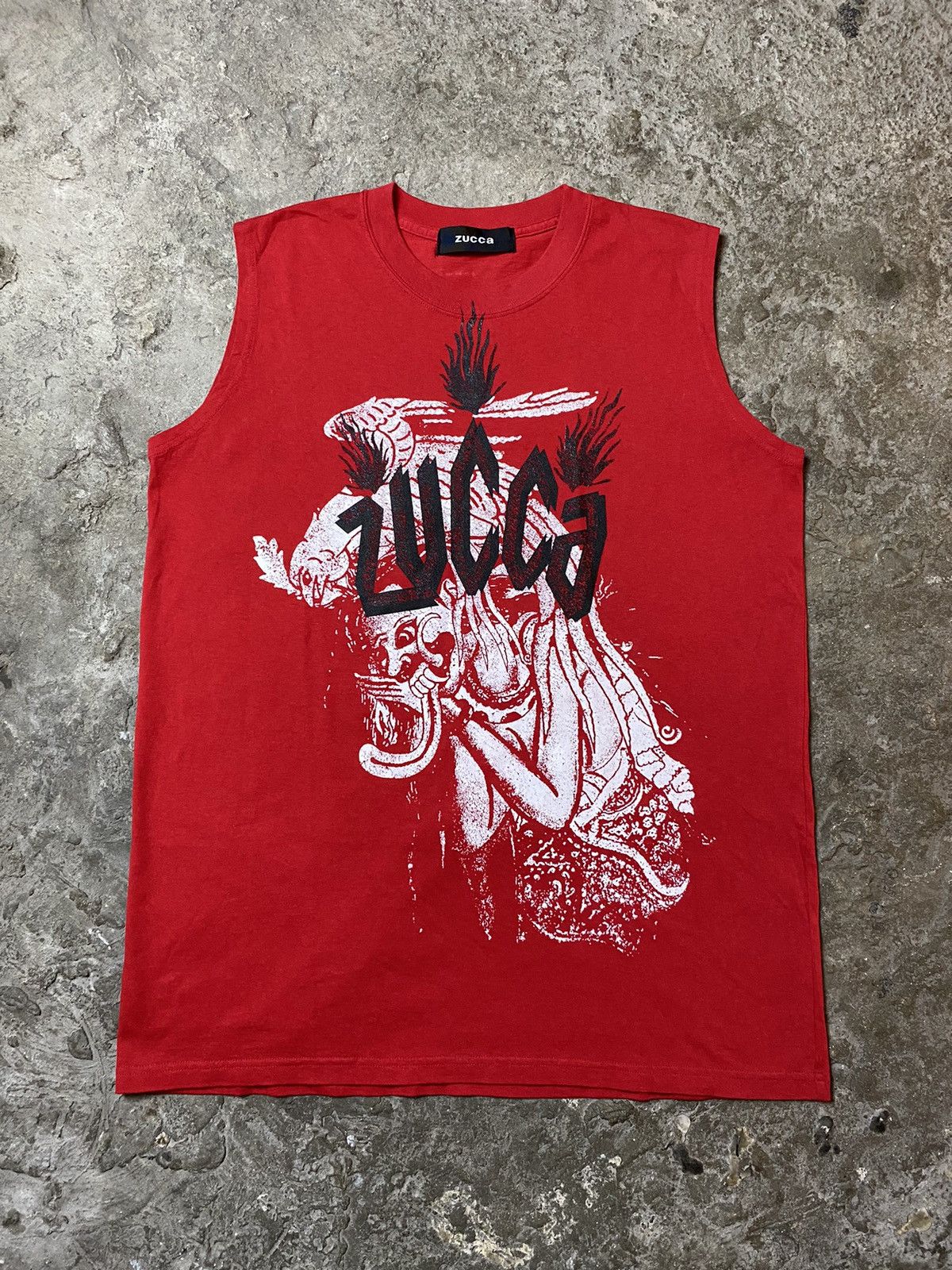 image of Zucca Tank Top in Red, Men's (Size Medium)
