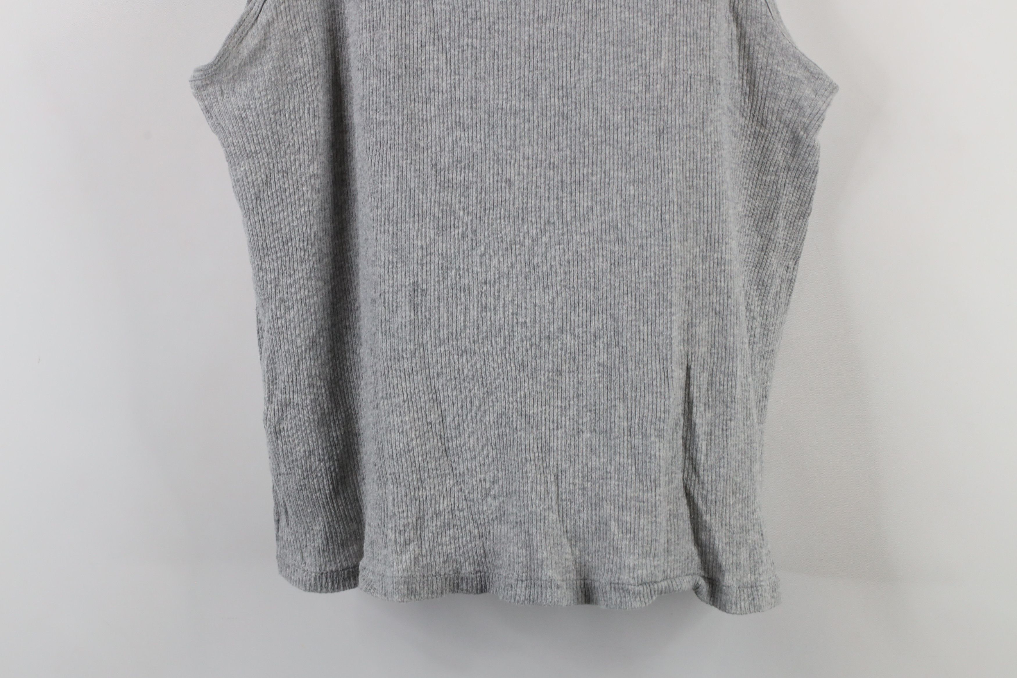 Vintage Vintage 90s Streetwear Ribbed Knit Wife Beater Tank Top Size US XL / EU 56 / 4 - 3 Thumbnail