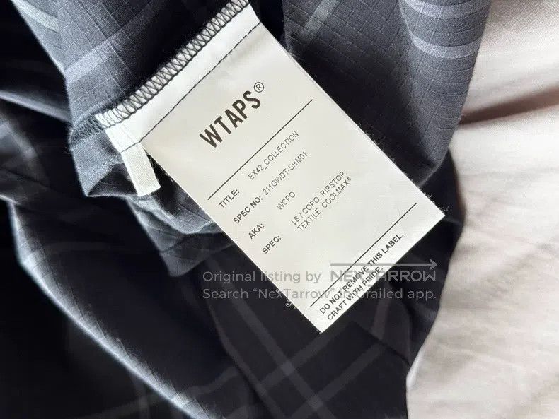 Wtaps Wtaps Black plaid shirt Size US L / EU 52-54 / 3 - 7 Thumbnail