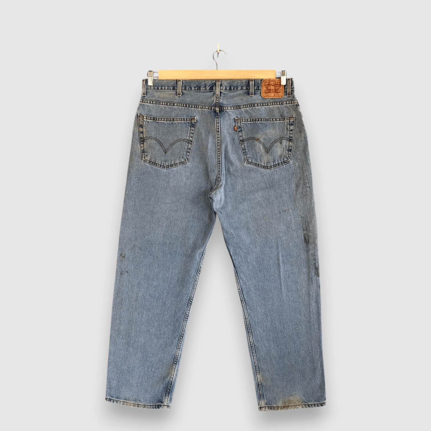 Levi's Vintage Levis Dirty Faded Jeans Levi's Baggy Denim Pants Size US 40 / EU 56 - 2 Thumbnail
