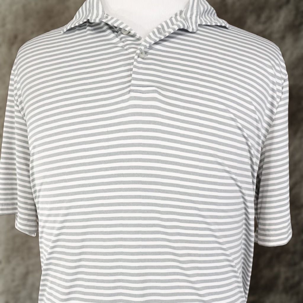 RLX Ralph Lauren Vintage RLX Ralph Lauren Polo Shirt Men Large Short Sleeve Striped Wicking Golf Casual Size US L / EU 52-54 / 3 - 1 Thumbnail