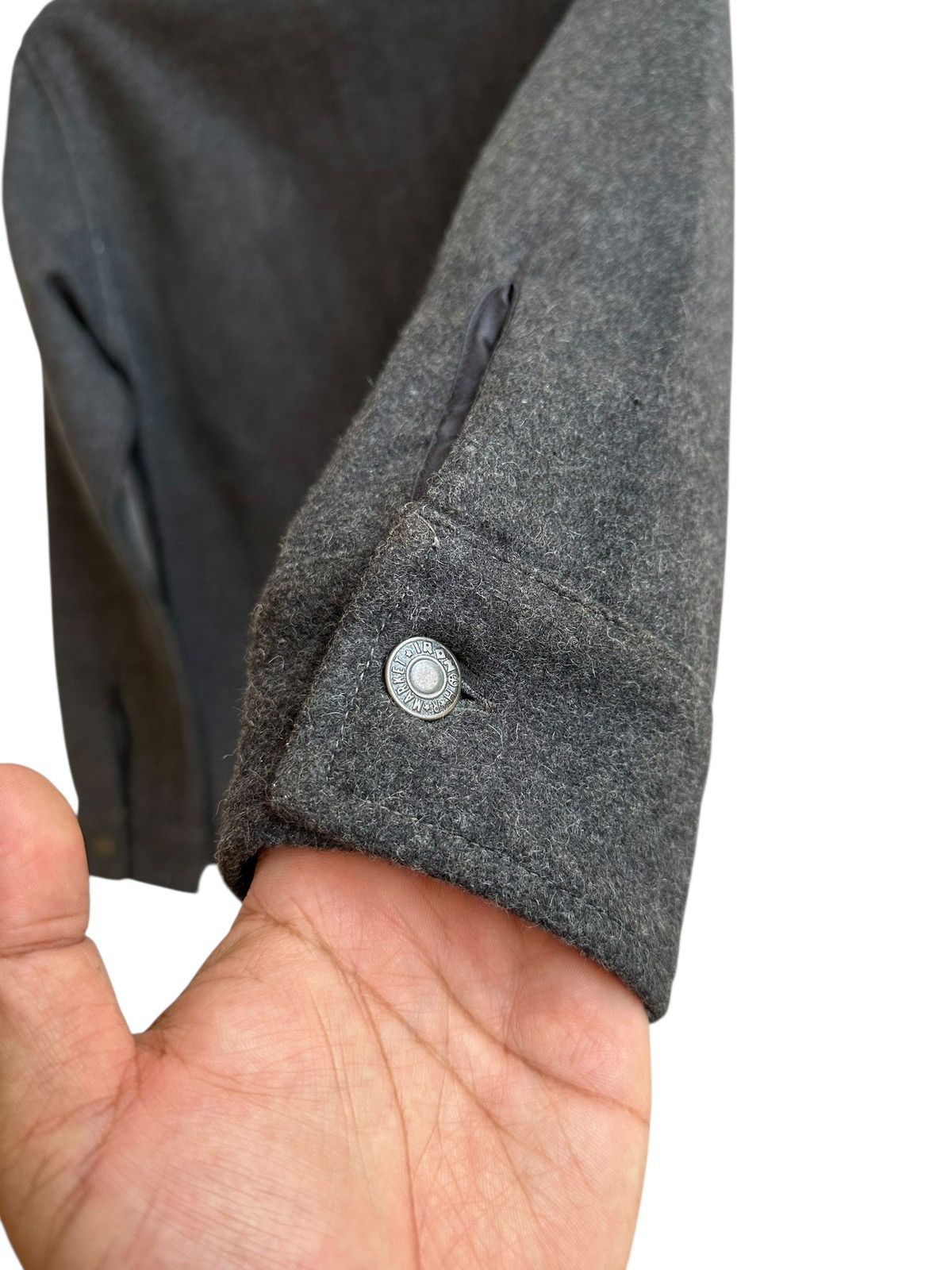 HOLLYWOOD RANCH MARKET HR Market Archive Wool Work Shirt Embroidered Size US M / EU 48-50 / 2 - 5 Thumbnail