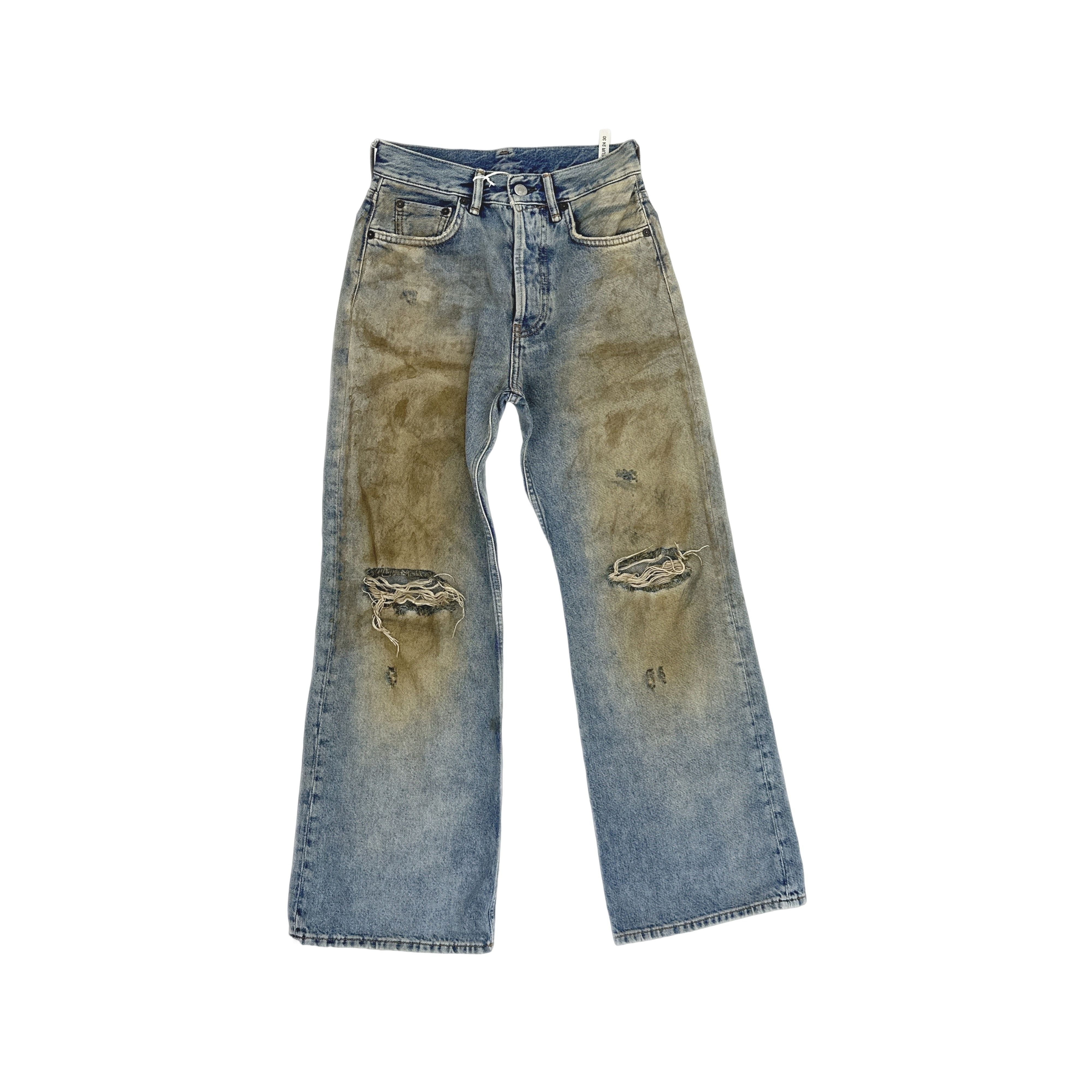Acne Studios Acne Studios Distressed Penicillin Jeans 24 Size 24" / US 00 / IT 34 - 1 Thumbnail