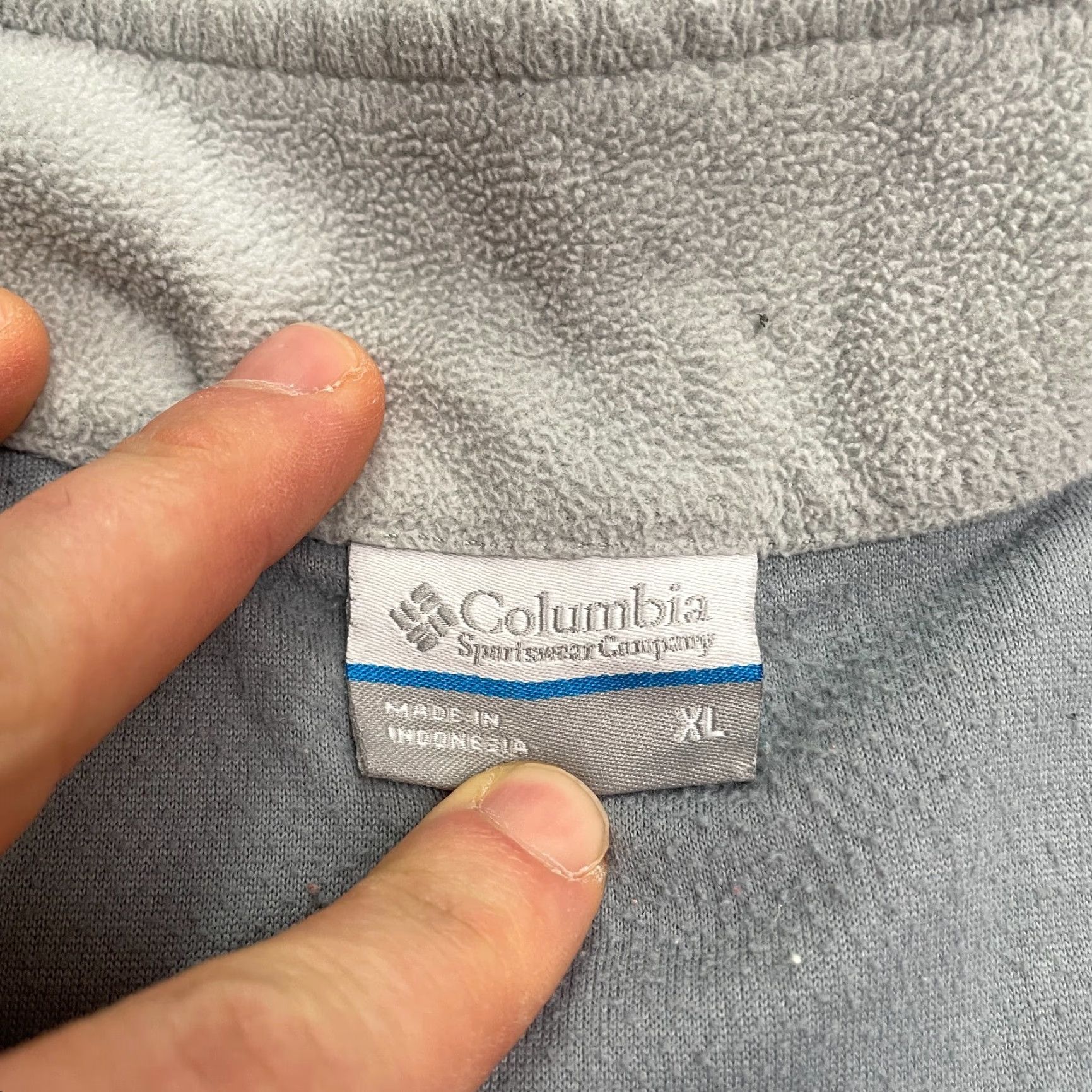 Vintage Columbia Klamath Range Fleece Jacket Mens XL Gray 1/4 Zip Lightweight Outdoor Size US XL / EU 56 / 4 - 5 Thumbnail