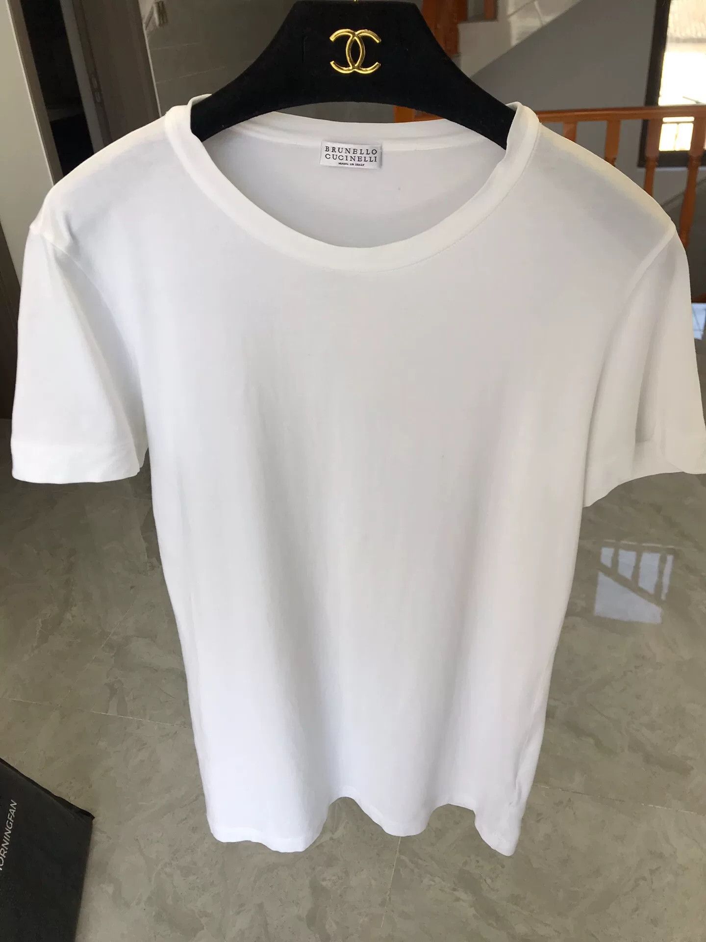 Brunello Cucinelli Brunello Cucinelli Women's Classic T-shirt Size L / US 10 / IT 46 - 1 Thumbnail