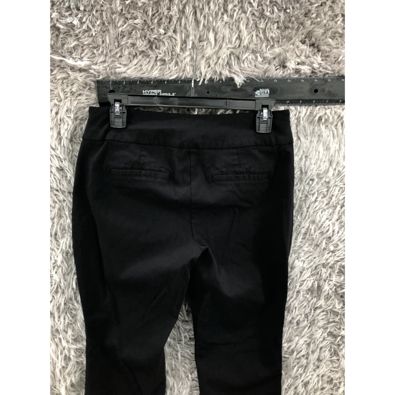 Vintage Studio 253 Skinny Ankle Pants Womens Black Size 8 Stretch Pockets Mid Rise Inseam 26 Size 30" / US 8 / IT 44 - 6 Thumbnail