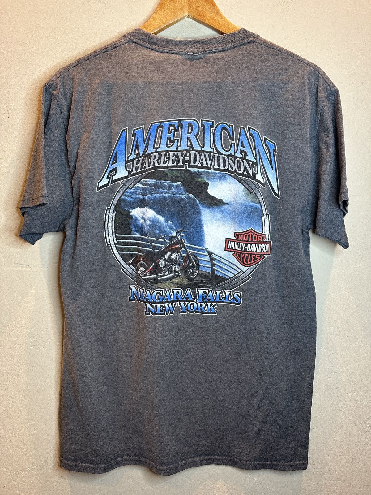 Harley Davidson *RARE* Harley Davidson Niagara Falls New York USA T-Shirt Size US L / EU 52-54 / 3 - 1 Thumbnail