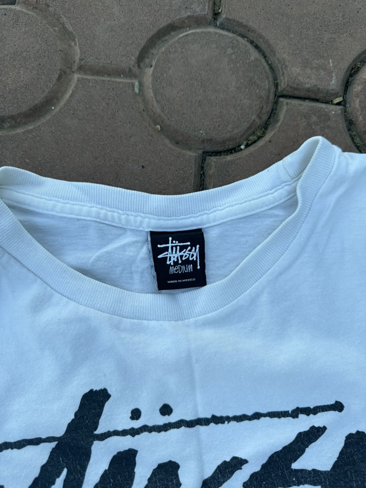 Stussy × Vintage Vintage Stussy Big Logo Oversized Tee Y2K USA Size US M / EU 48-50 / 2 - 4 Thumbnail