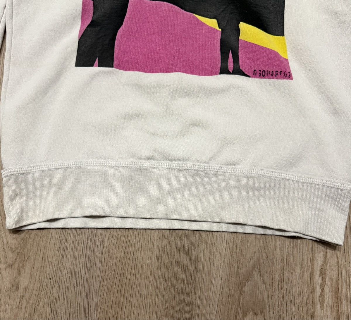 Dsquared2 Dsquared2 White Big Logo Sweatshirt Size US M / EU 48-50 / 2 - 4 Thumbnail