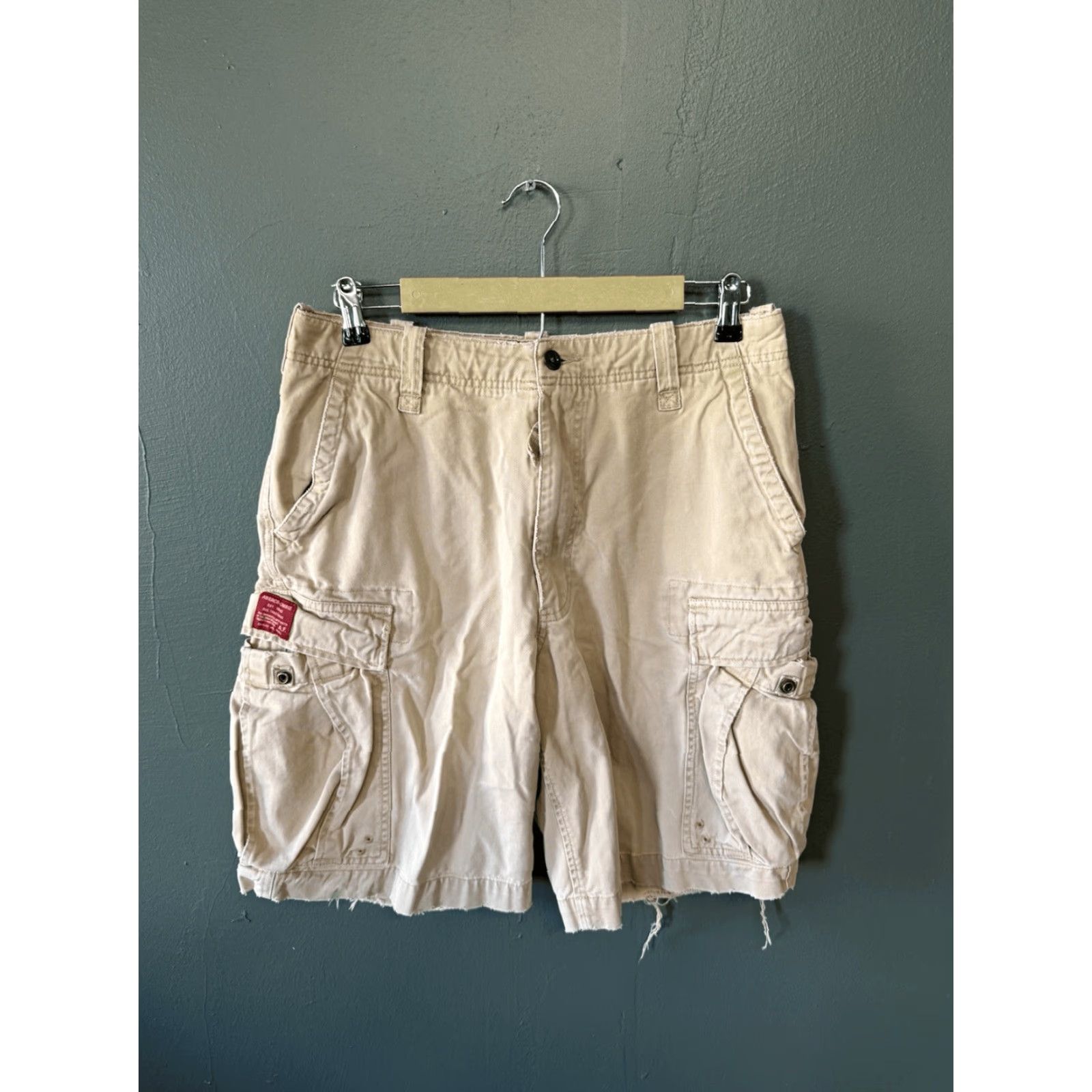 Abercrombie & Fitch Y2K Abercrombie & Fitch Cargo Shorts Brown Mens 31 Size Regular Exterior Color Brown, Cargo, Brown, Mens, 31 Size US 31 - 2 Thumbnail