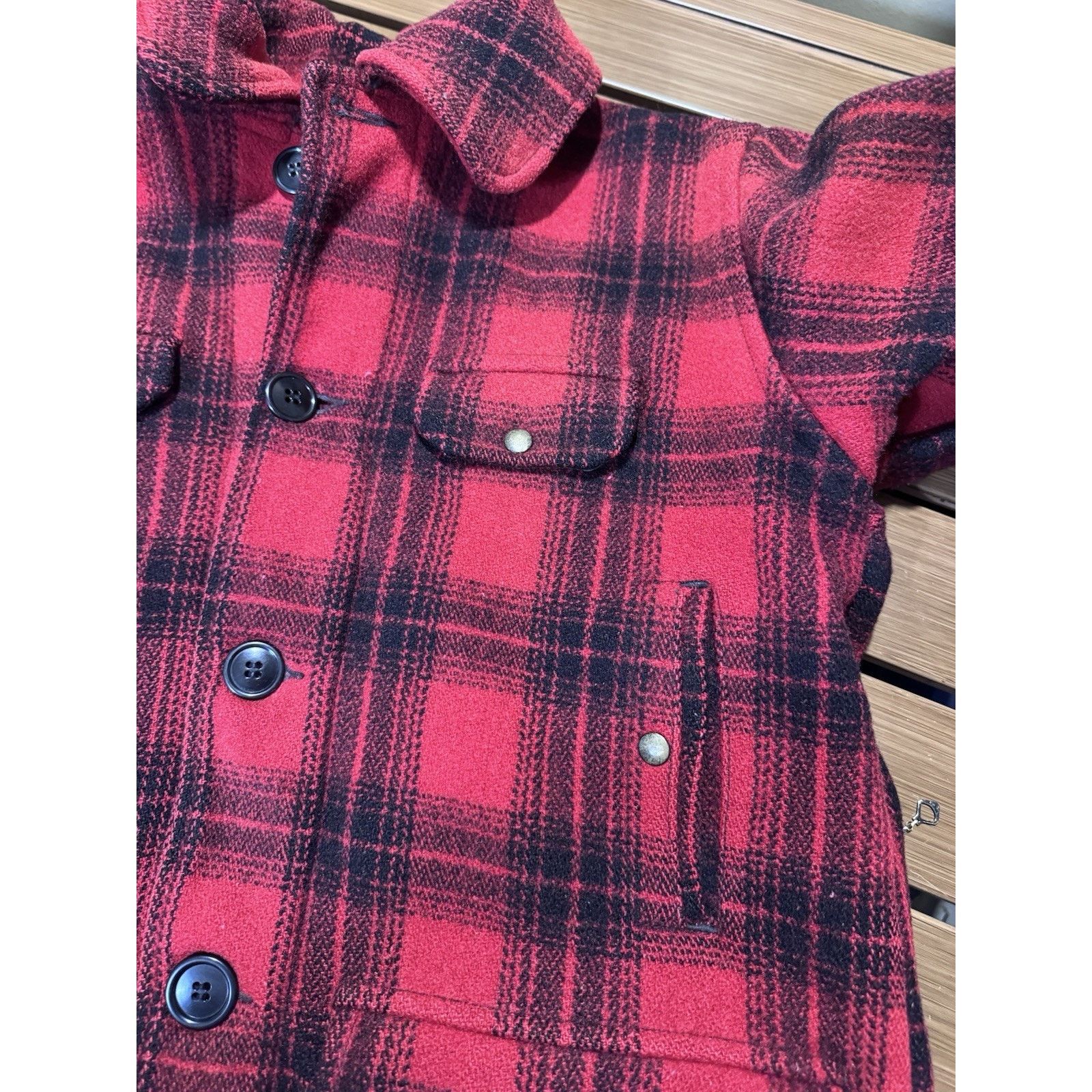 Other 1970s Johnson Woolen Mills Plaid Hunting Coat A 41 40 Size US M / EU 48-50 / 2 - 11 Thumbnail