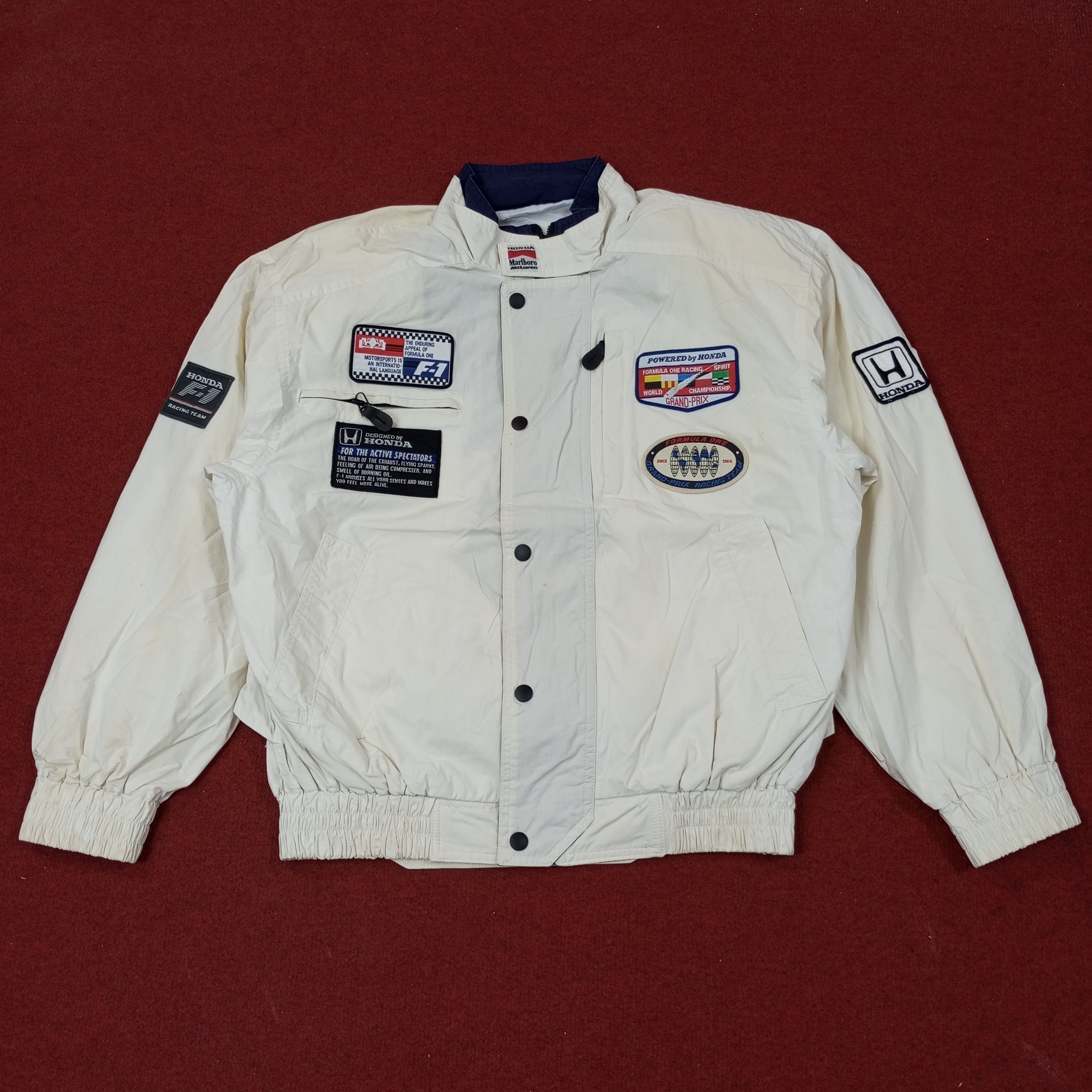 Honda Honda F1 Motorsports Racing Style Custom Jacket c246n20 Size US L / EU 52-54 / 3 - 1 Thumbnail