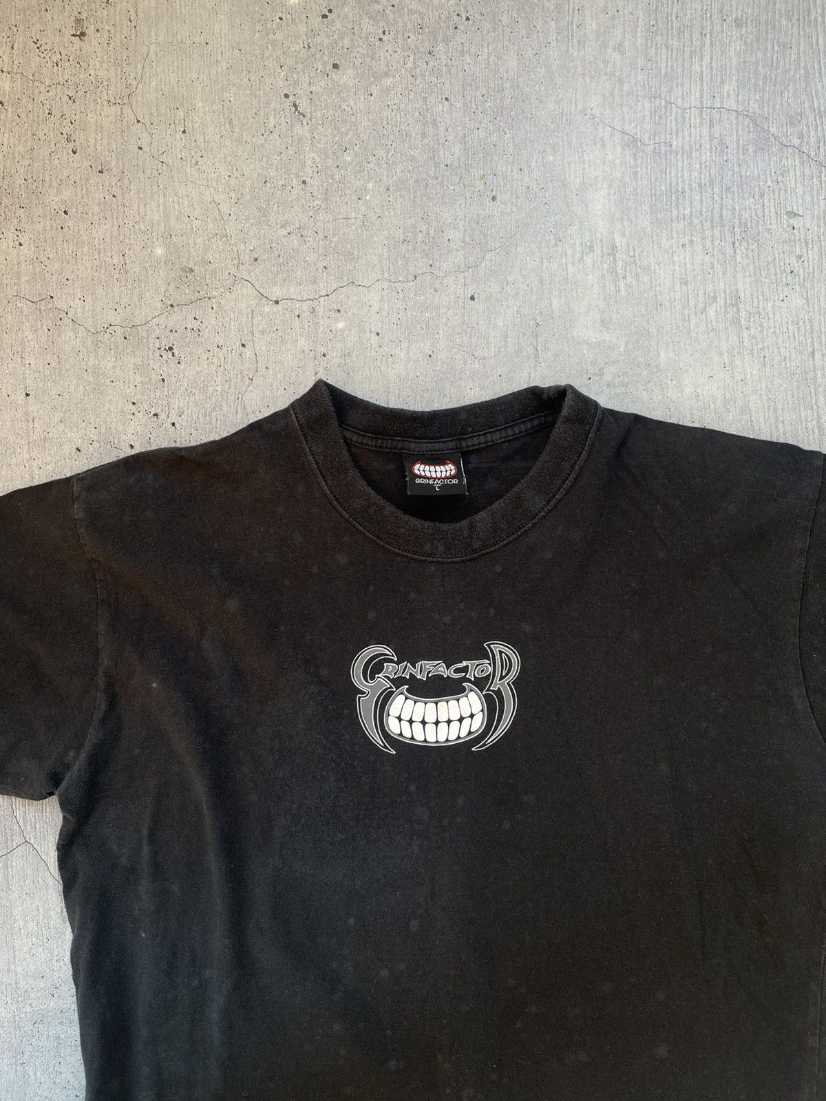Vintage Vintage Grinfactor T-Shirt Black Size US L / EU 52-54 / 3 - 5 Thumbnail
