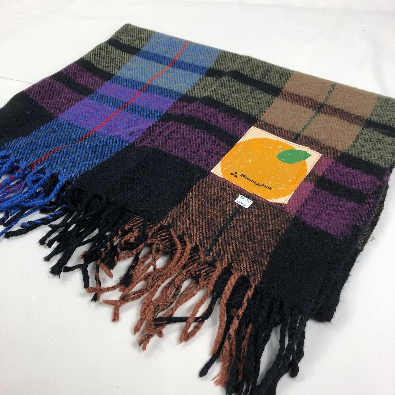 Vintage Mitsubishi Scarf / Muffler / Neckwear FS108 Size ONE SIZE - 2 Thumbnail