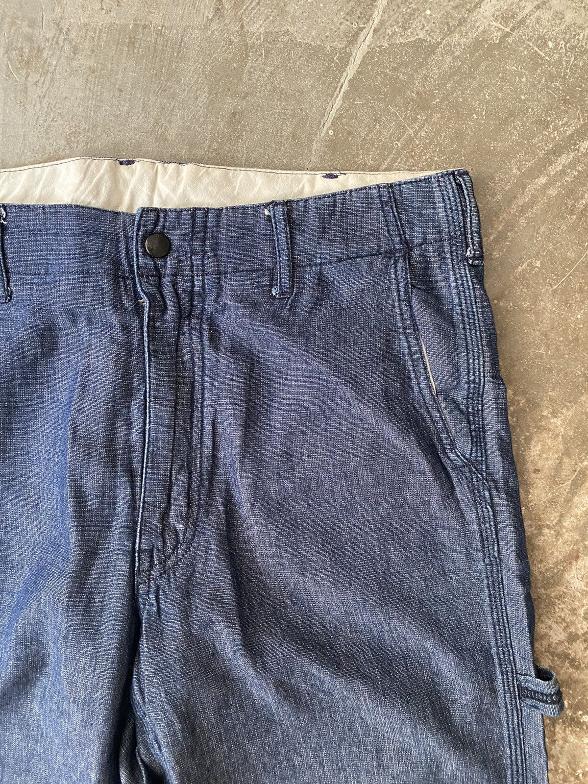 Engineered Garments Engineered Garments Ground Pant in Indigo 8oz Cone Denim Size US 32 / EU 48 - 2 Thumbnail