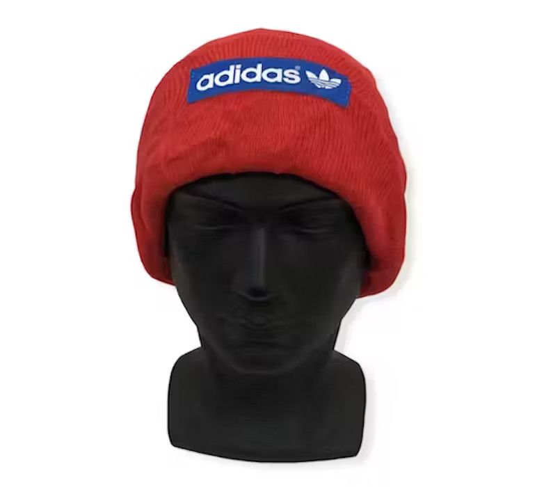 image of Adidas Trademark Logo Beanie Hat, Men's