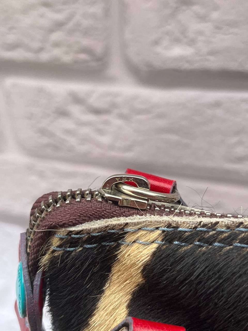 Other gabs leather bag with animal print and red leather details. Size ONE SIZE - 9 Thumbnail