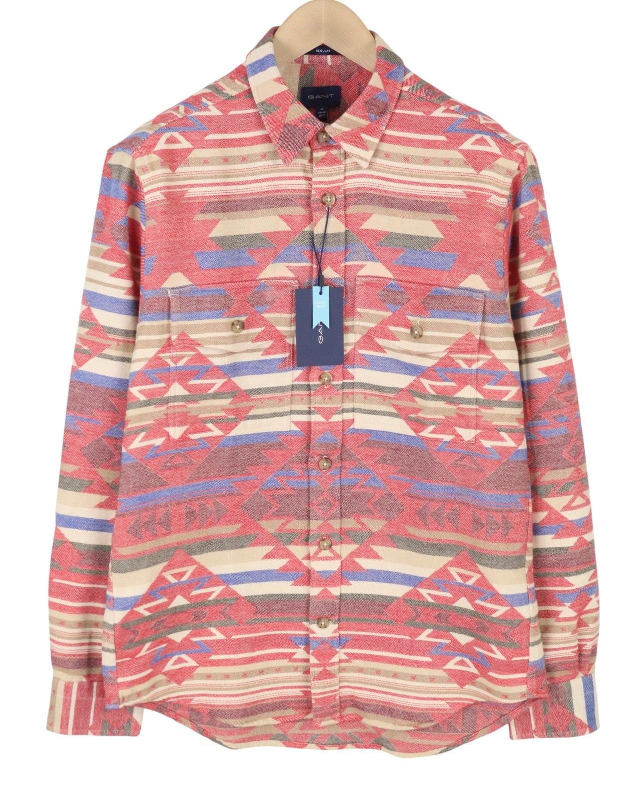 Gant REG GEOMETRIC JACQUARD TOWN M Equestrian Red 87510 Size US M / EU 48-50 / 2 - 1 Thumbnail