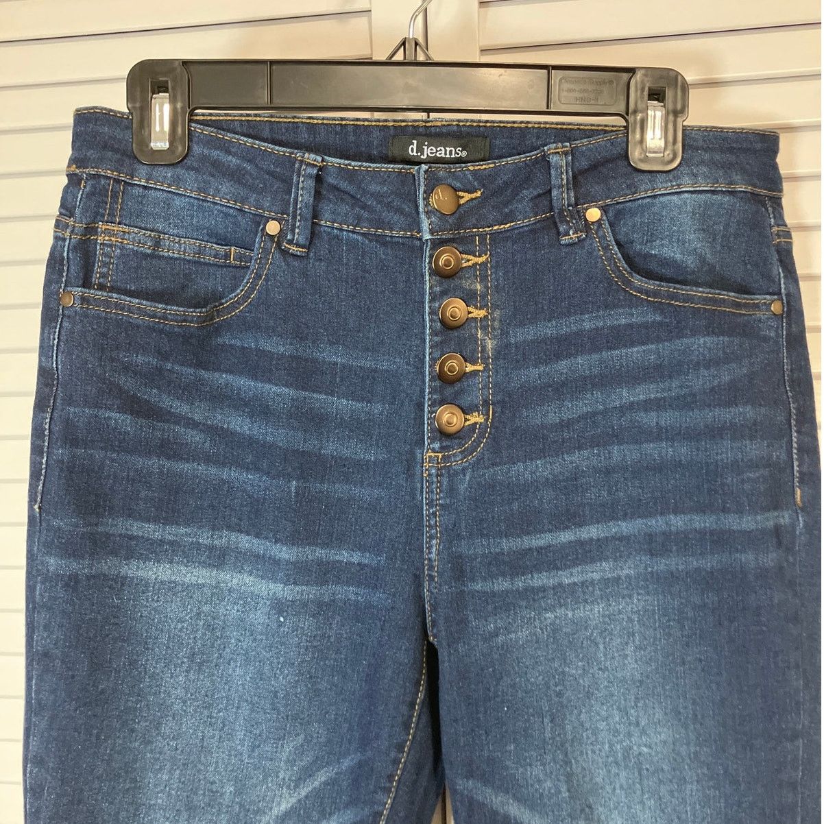 Other d. Jeans Denim Blue Mid Rise Button Fly Slim Capri Jeans 8 Size 30" / US 8 / IT 44 - 3 Thumbnail