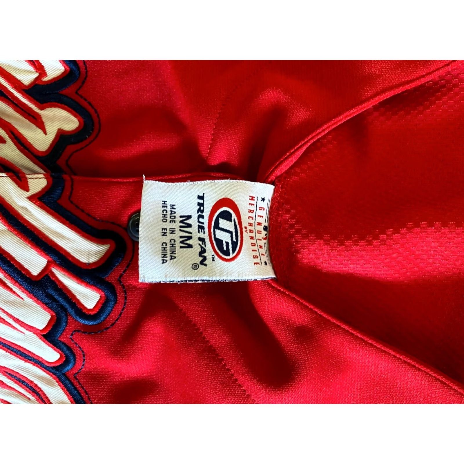 Vintage VINTAGE Majestic Baseball Jersey Red St. Louis Cardinals True Fan Size M Mens Size US M / EU 48-50 / 2 - 4 Thumbnail