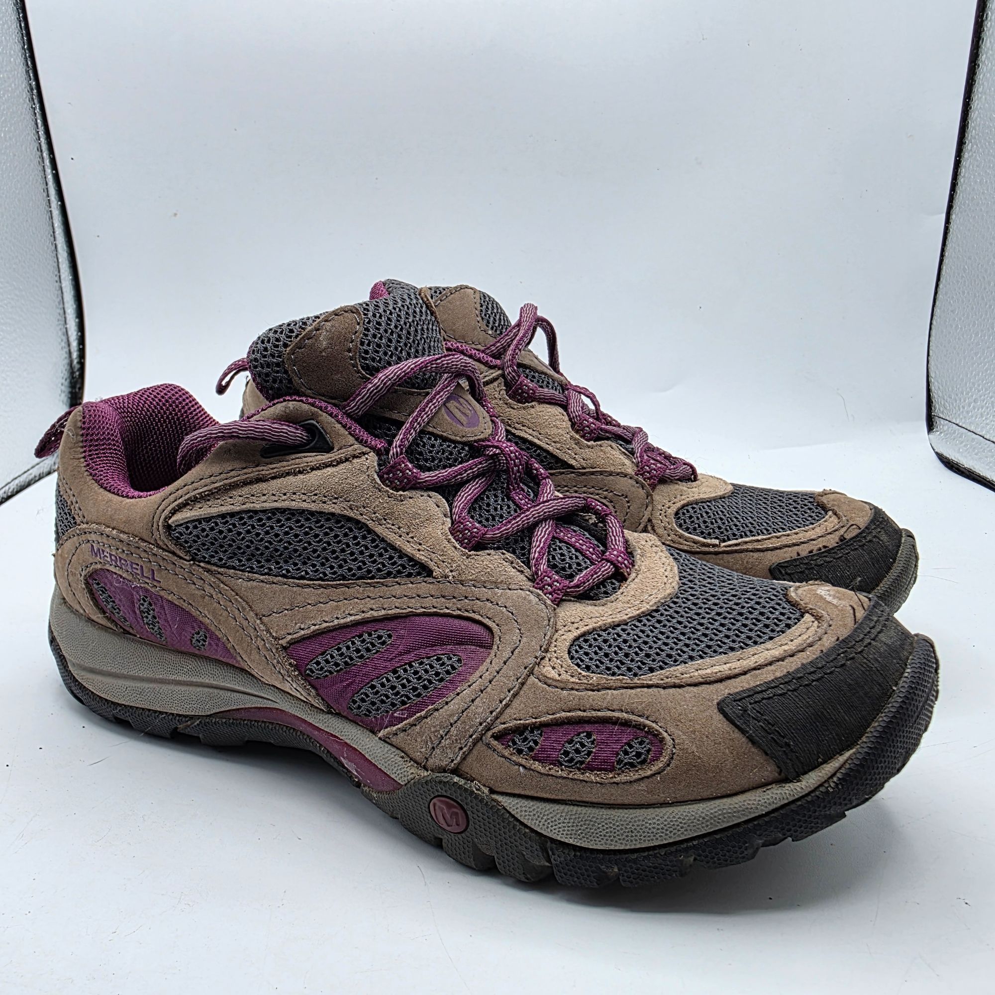 Merrell Merrell Azura Womens Size 5.5 Castle Rock Gray Purple Lightw Size US 5.5 / IT 35.5 - 1 Thumbnail