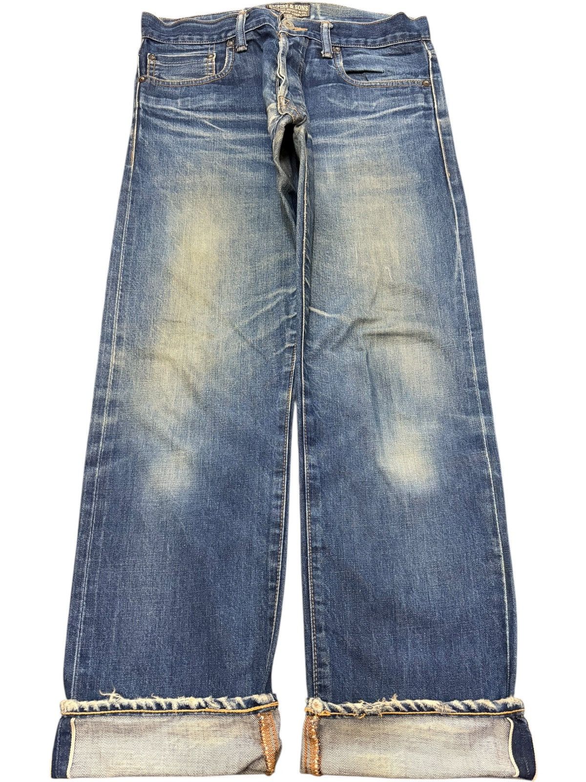 Edwin Vintage Empire & Sons Selvedge Distressed Jeans Size US 30 / EU 46 - 1 Thumbnail