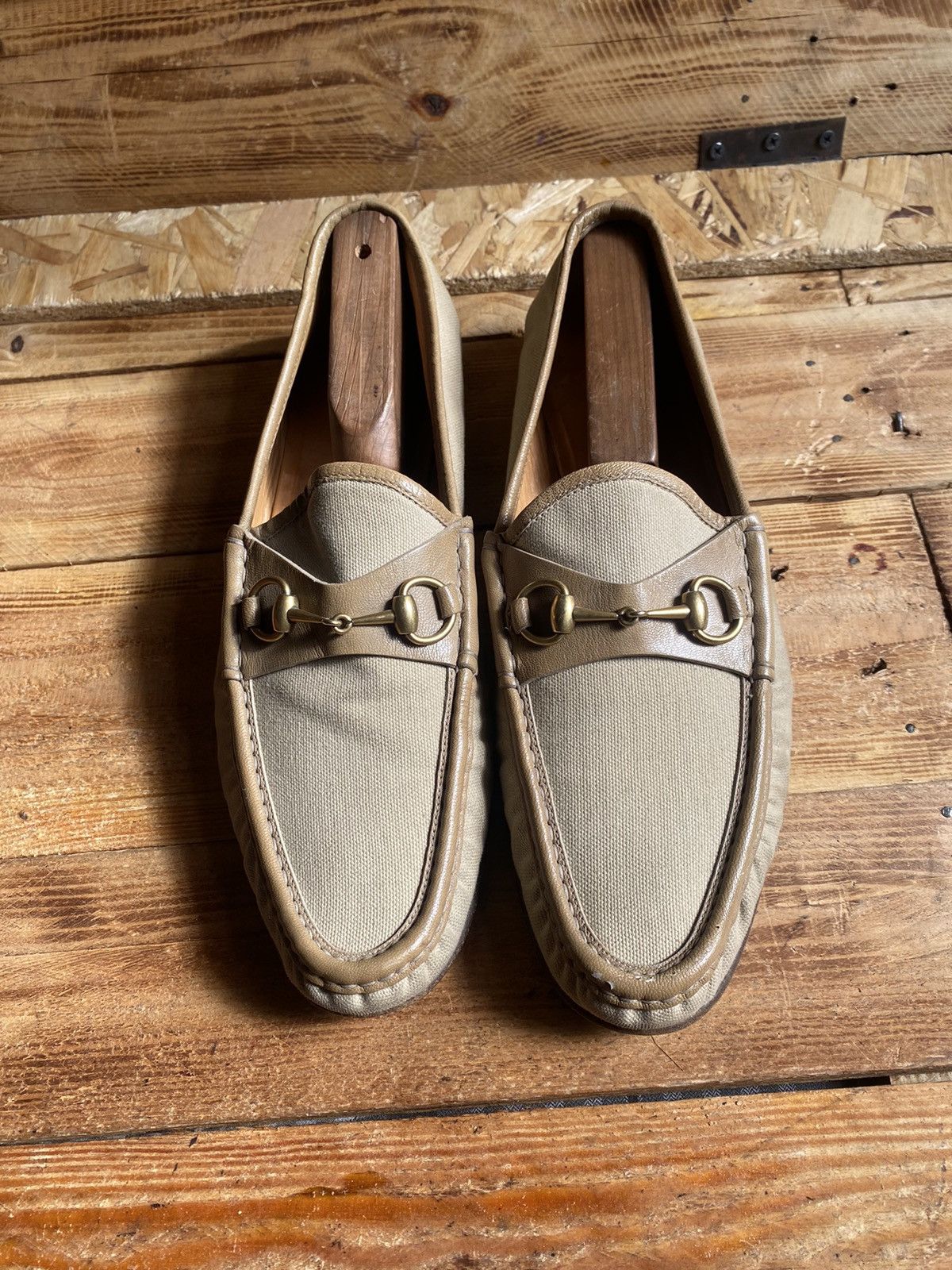 Gucci Wood Horse Bit Leather Loafers Gucci Men main image 3