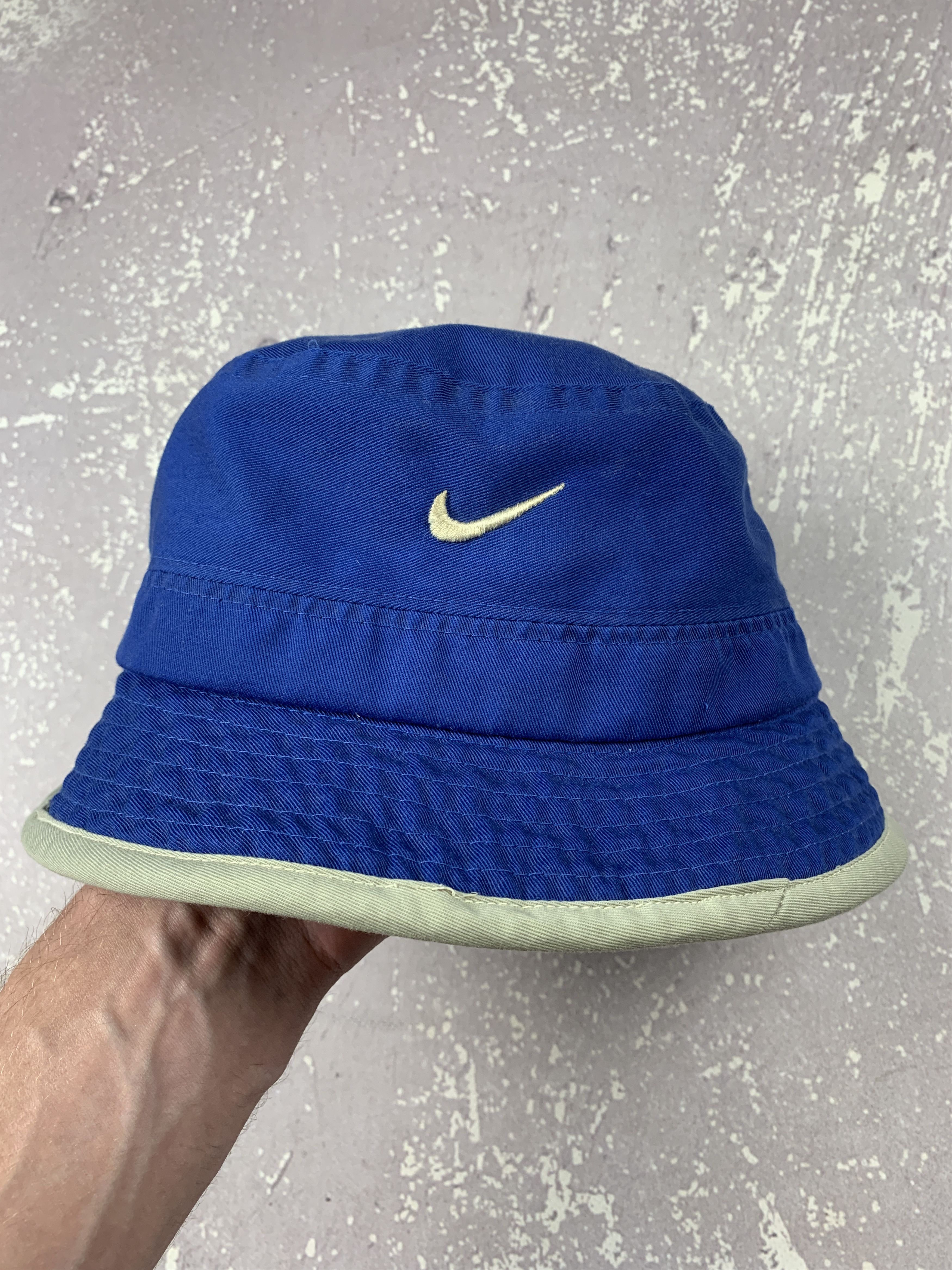 Nike × Vintage Y2K Vintage Nike Bucket Hat Blue/Gray Size ONE SIZE - 2 Thumbnail