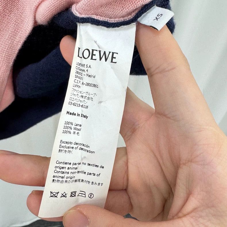 Loewe LOEWE Colorful embroidered Logo wool knit sweater Size XS / US 0-2 / IT 36-38 - 6 Thumbnail