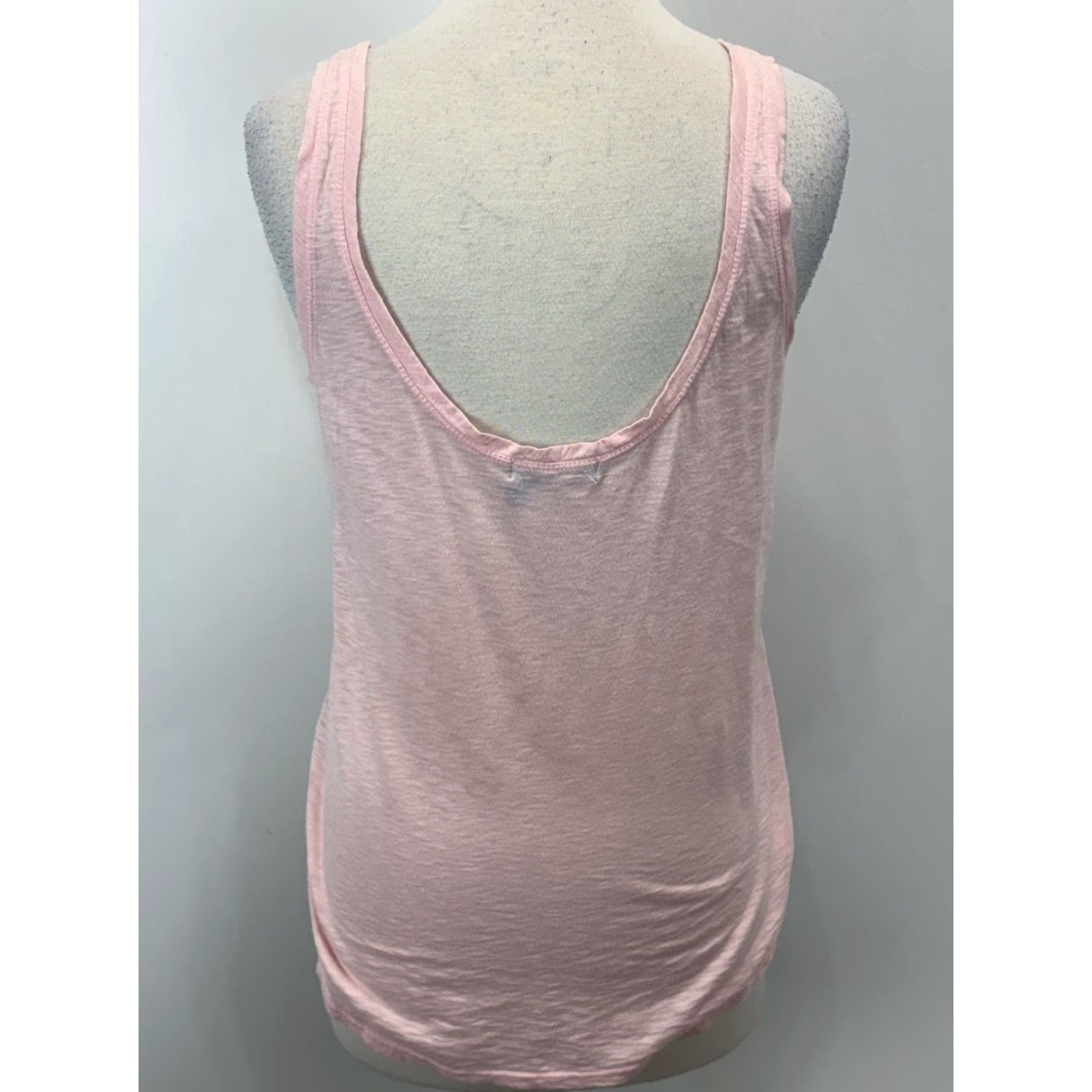 Vintage Vintage Fresh Produce Women's Tank Top Sz Medium Pink Cotton Scoop Neck USA 90s Sleeveless Size M / US 6-8 / IT 42-44 - 3 Thumbnail