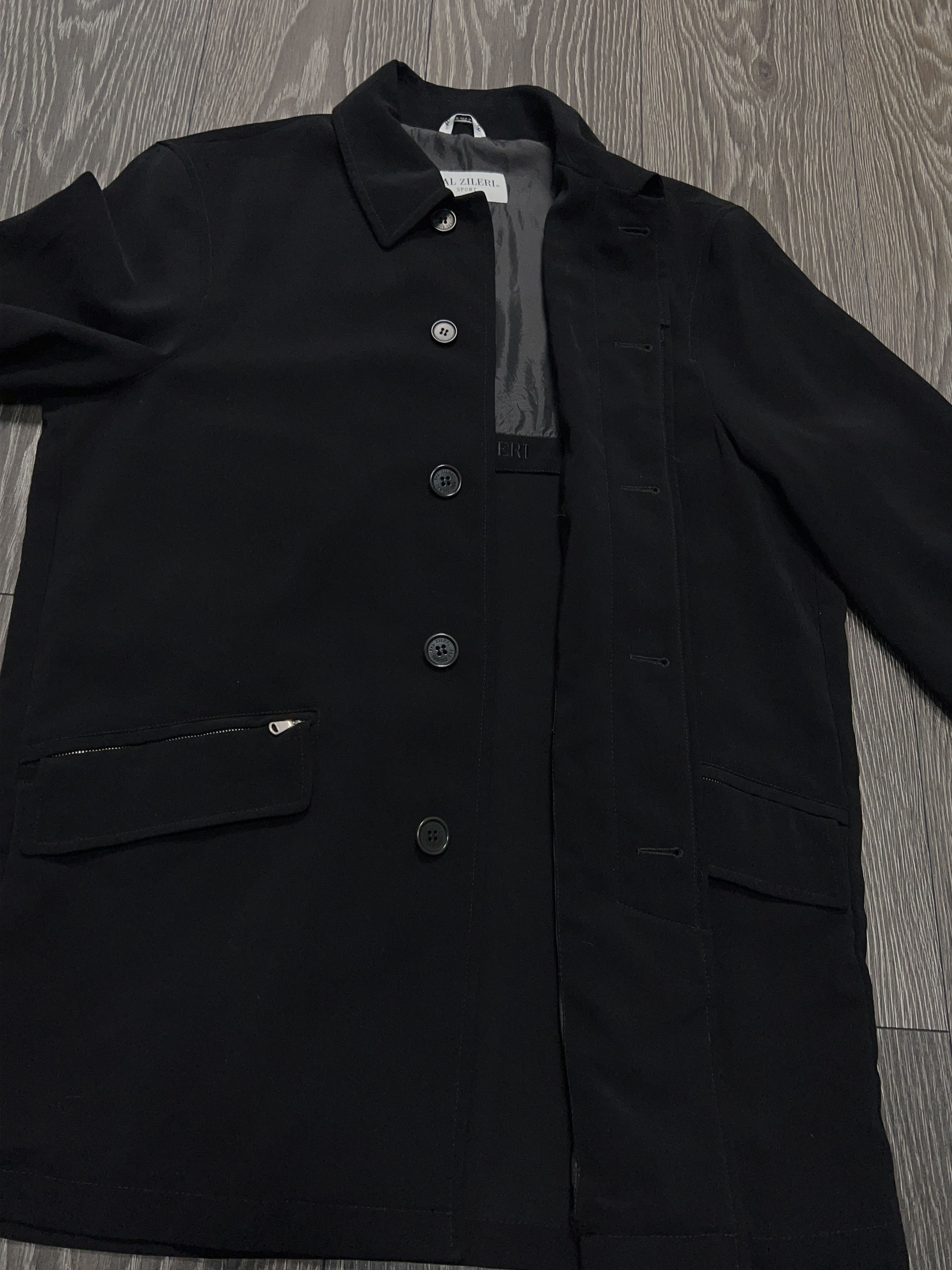 Pal Zileri Sport Polyester Black Jacket Coat Button Size US 40 EU 50 Size US M / EU 48-50 / 2 - 11 Thumbnail