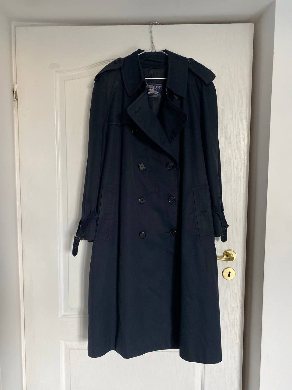Burberry VINTAGE BURBERRY'S LONDON NAVY TRENCH COAT Size US L / EU 52-54 / 3 - 4 Thumbnail