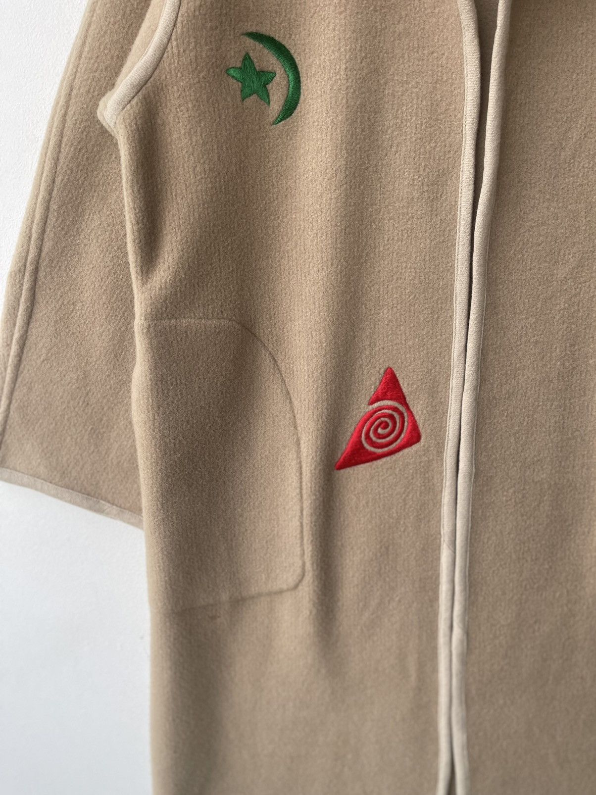 Kansai Yamamoto ARCHIVAL Kansai Yamamoto Wool Coat Embroidered Symbols Rare Size US L / EU 52-54 / 3 - 10 Thumbnail