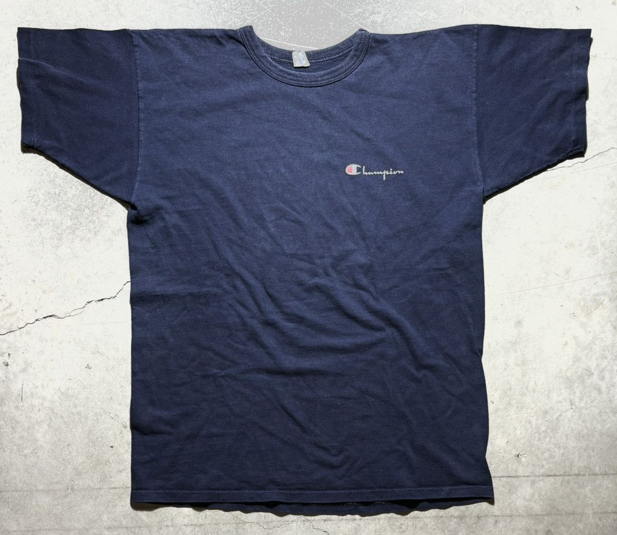 Champion × Vintage Vintage 90’s Champion Script Logo Blue Shirt size XL Size US XL / EU 56 / 4 - 1 Thumbnail